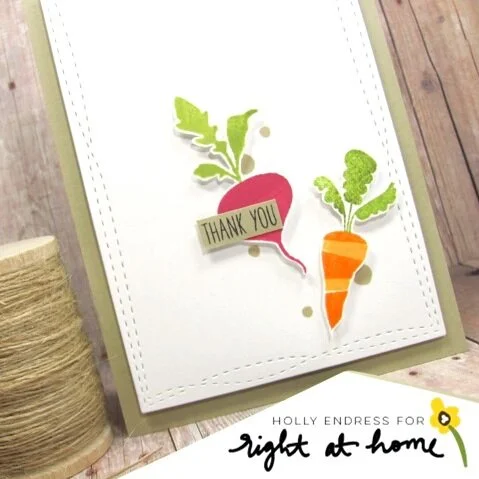 Thank You Cards + Matching Envelope by Holly // Let Love Grow - Spring Release