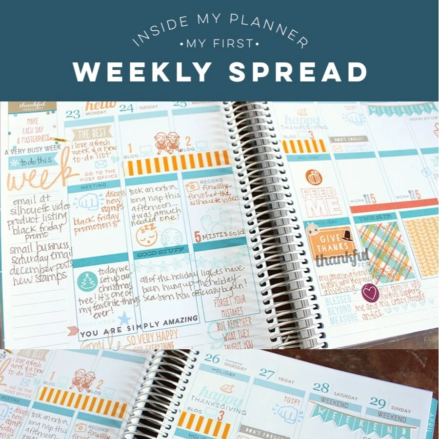 Inside My Erin Condren Life Planner // My First Spread