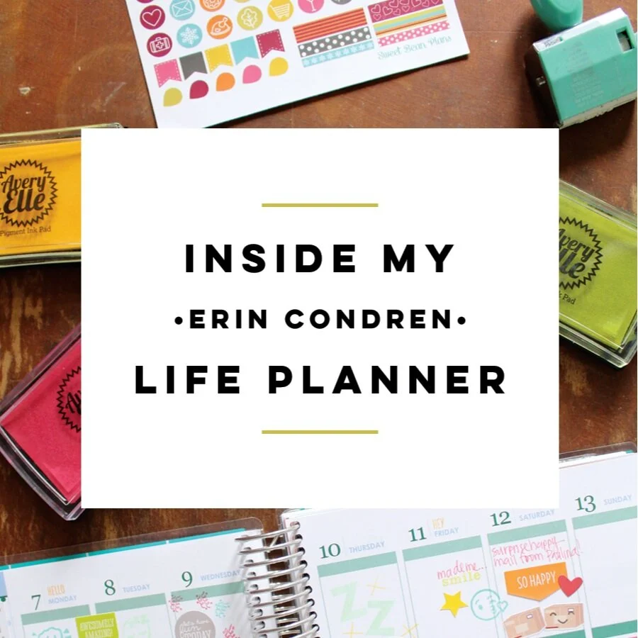 Inside My Erin Condren Life Planner // How I Use It