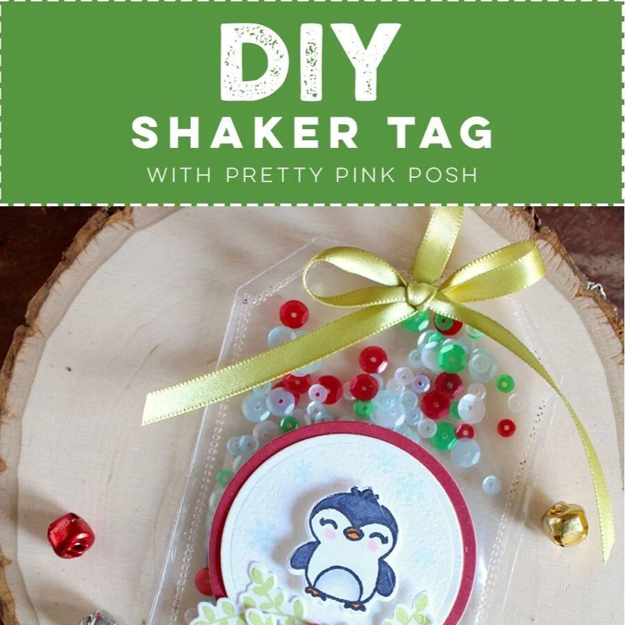 DIY Shaker Gift Tag Using the Fuse + Pretty Pink Posh 