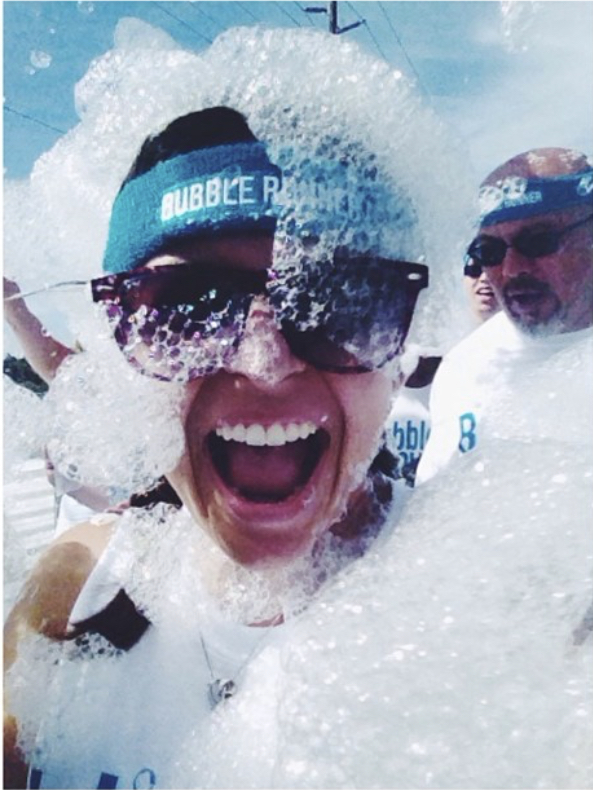 This is Ariel in the Bubble Run. Think she might be a Seven?