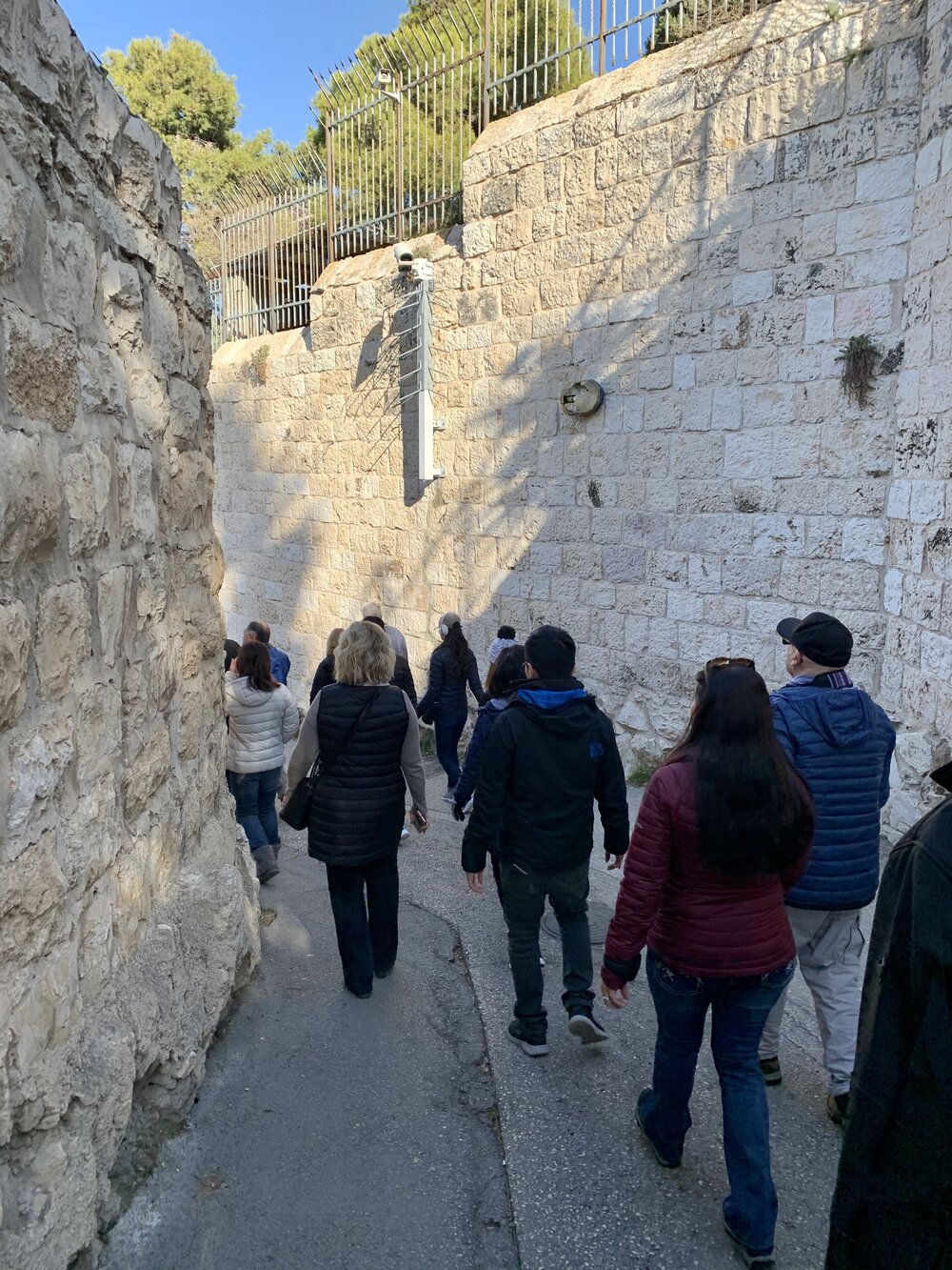 I took this photo on the same road that Jesus rode into Jerusalem on. Picture palms and praise happening on this road, but also note how it had no other options but down through the Kidron Valley and up to the Eastern Gate into the Old City. Our connection path for guests to enter into our church community should be as singular and clear as this.