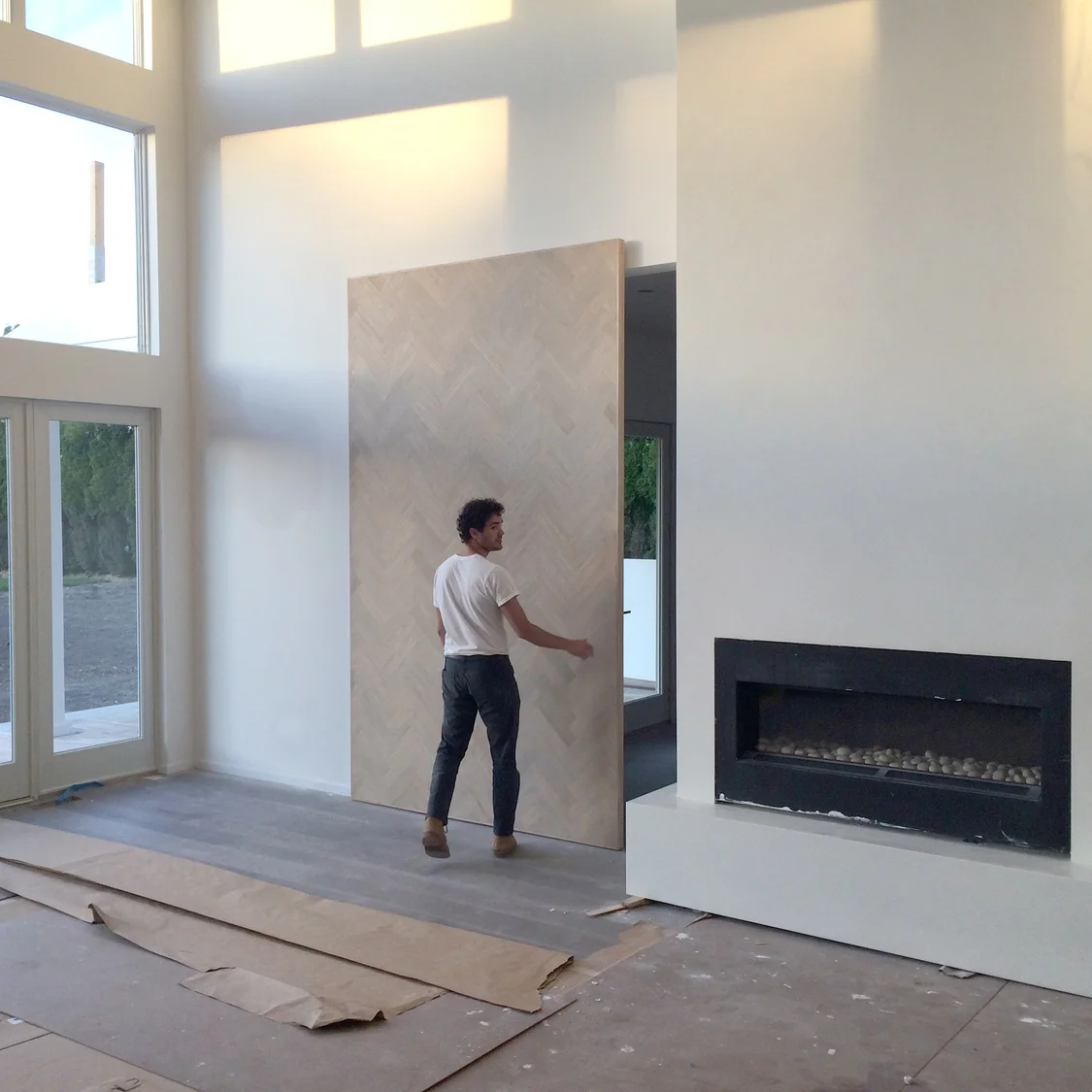 During installation