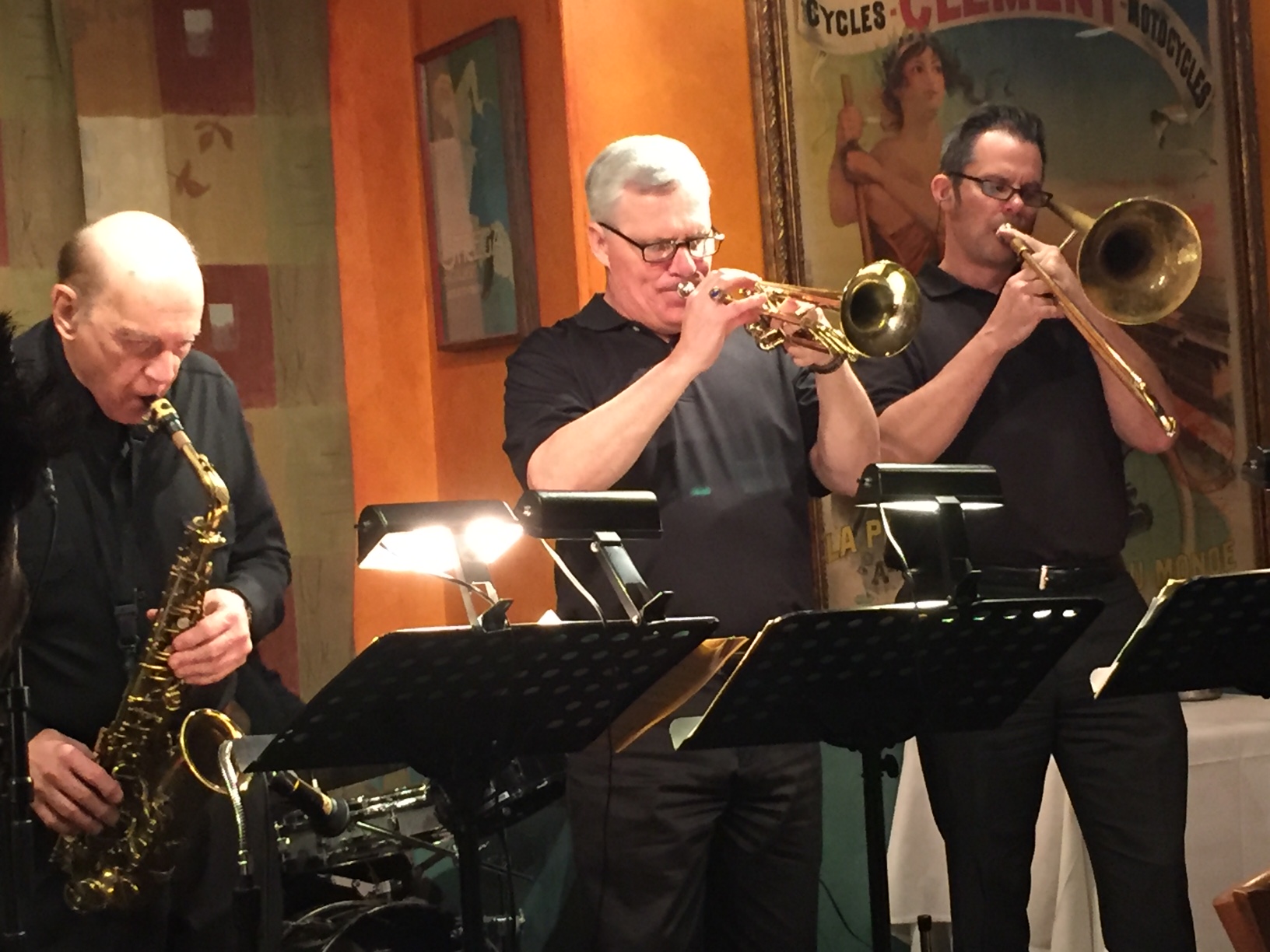 Jazztet Horn Section with Guest Joe Jackson - Germano's 25 Mar 2016