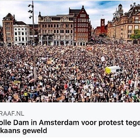 Our friends in Amsterdam peacefully protesting recent events and the awful state of affairs in the US. Seeing this gives me much-needed hope. It also reminds me that bad news sells. We are seeing report after report of horrible behavior such as looti