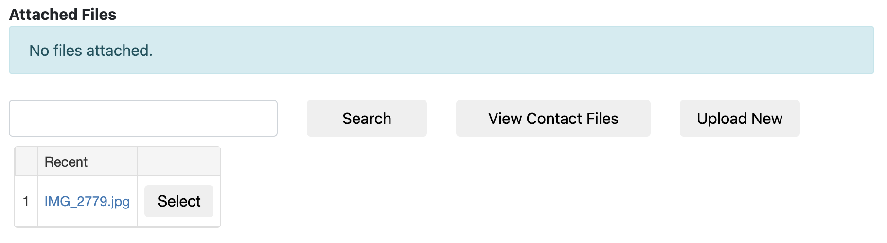 SAM Mobile Screen Improvement Attach files to emails — SalesOptima