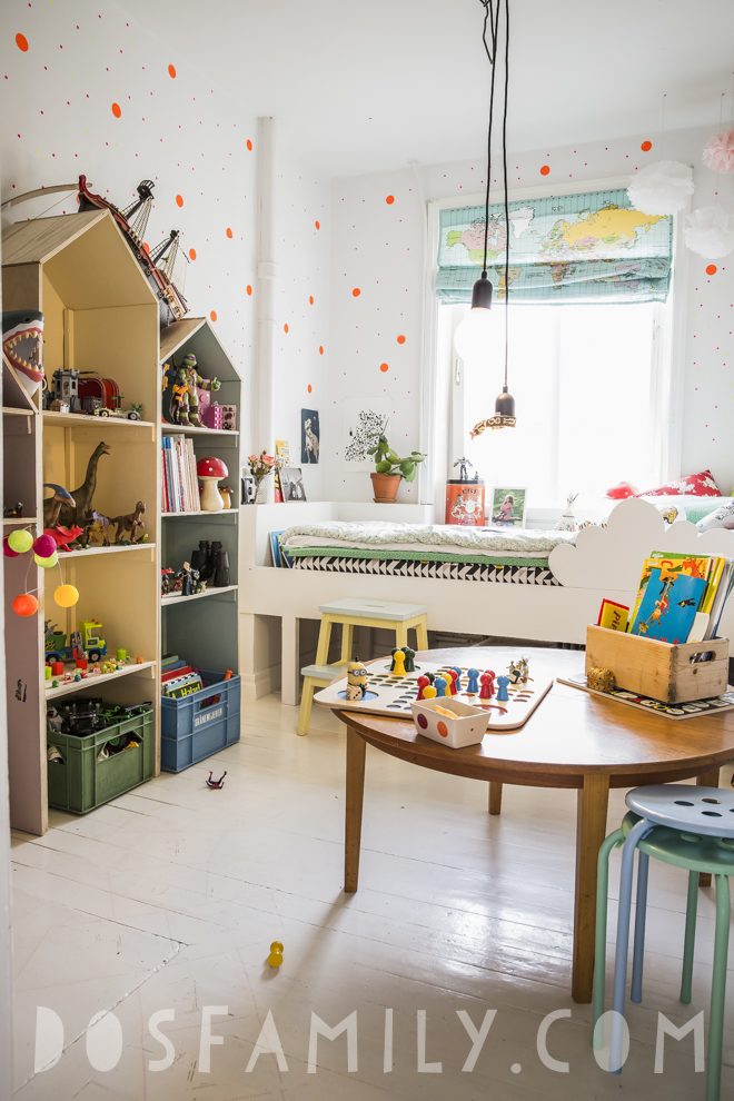 DosFamily - This link also contains really helpful information about decorating a kids room.