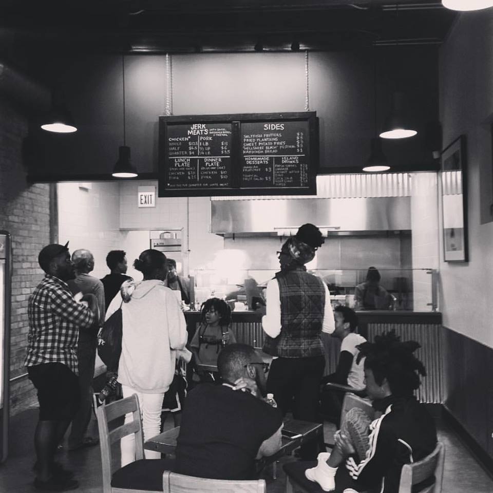 Post Group Ride Dinner at the Bronzeville Jerk Shack