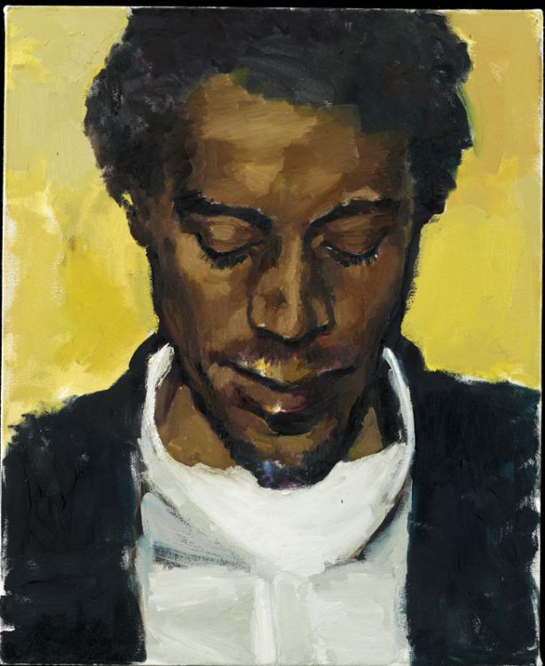 LYNETTE YIADOM-BOAKYE, Citrine by the Ounce, 2014, oil on canvas, 21 7/8 x 17 13/16 inches, 23 10/16 x 19 9/16 inches (framed), LYB14.006, Jack Shainman Gallery , New York.