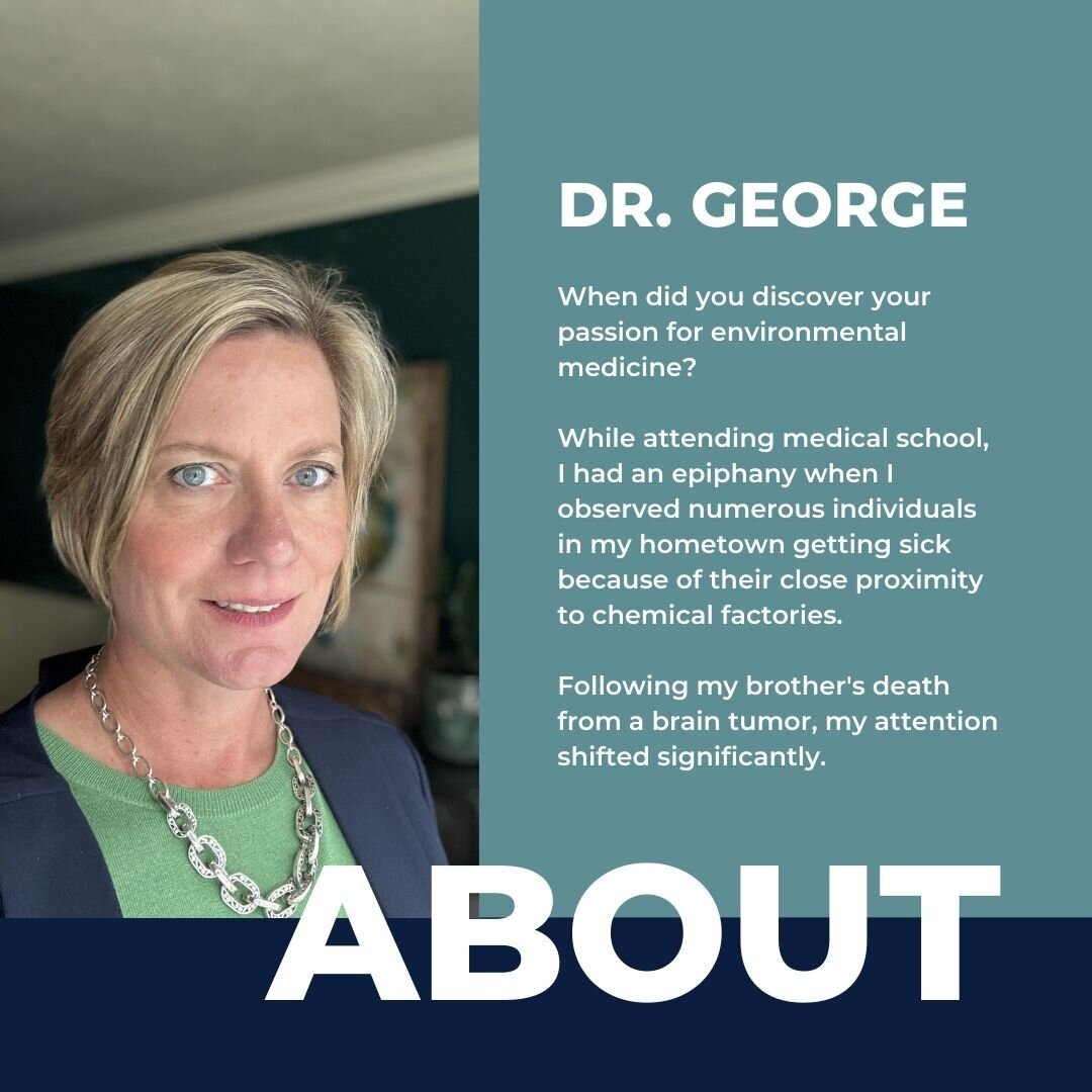 When did you discover your passion for environmental medicine? 

While attending medical school, I had an epiphany when I observed numerous individuals in my hometown getting sick because of their close proximity to chemical factories. 

Following my