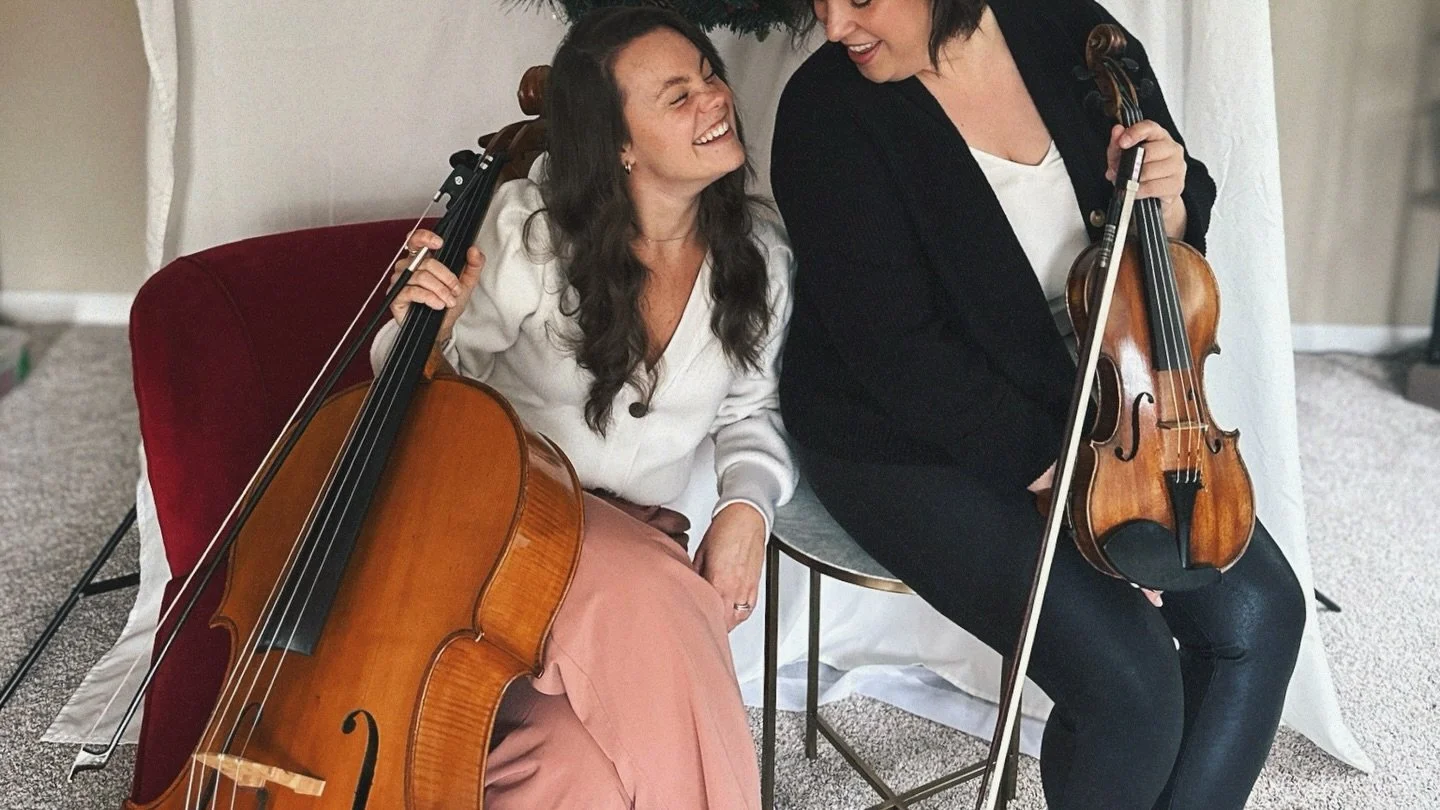 All smiles over here 😜🫶🏻

In just under a month, we&rsquo;ll be back with the Waverly Chamber Music Series @waverlychambermusic, to share our Have Yourself an OK Christmas program! 

Join us at St. Paul&rsquo;s Lutheran Church in the narthex at 2p