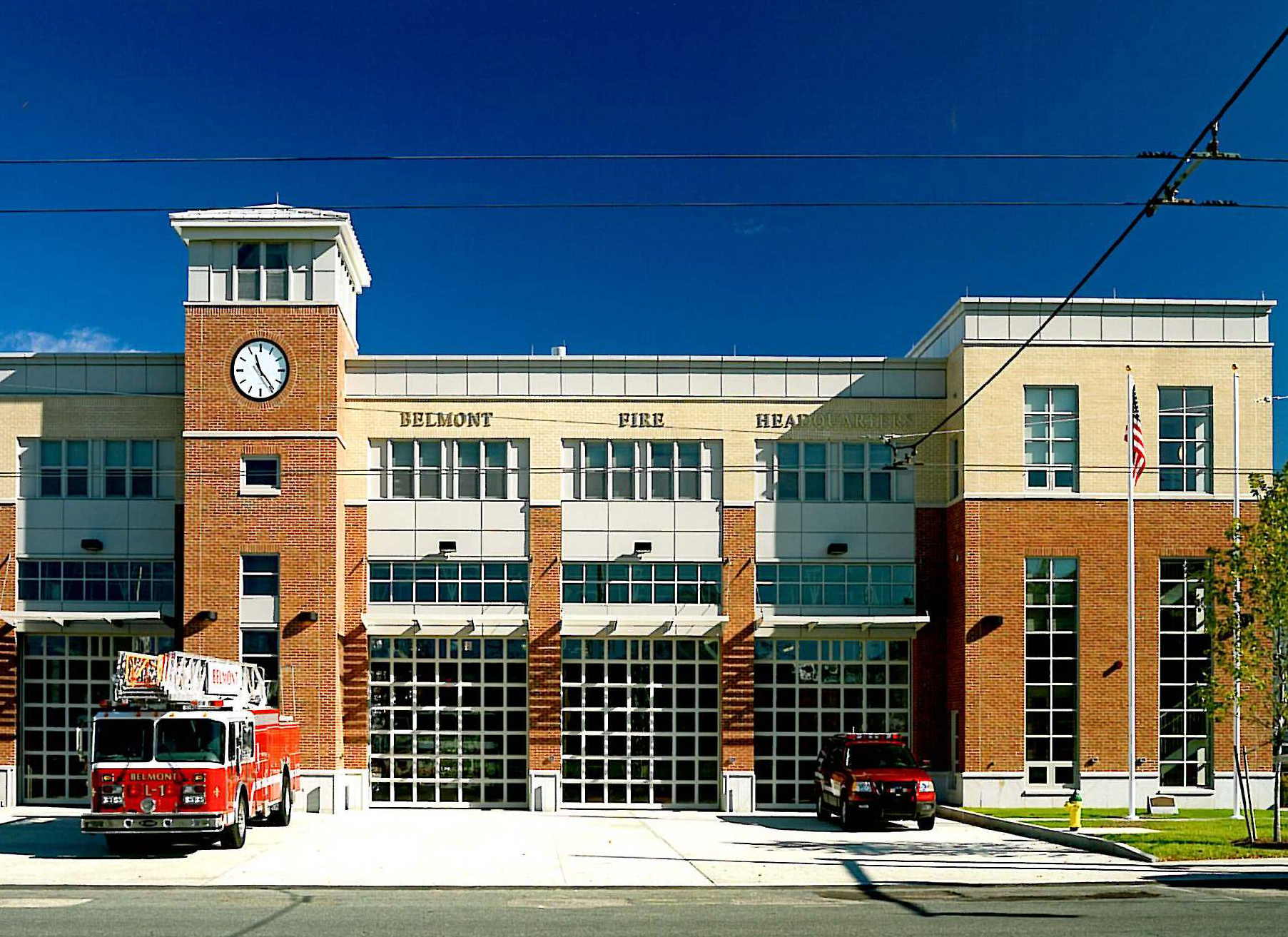 belmont fire station tour