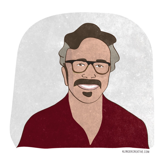 Marc Maron is a Stand-up Comedian, podcaster, writer, actor, and cat wrangler. He hosts the incomparable WTF Podcast , has his own show Maron on IFC, wrote a couple books, and has a complicated relationship with ice cream. We good? He is gritty illustration #3 for the Summer of Illustration series.