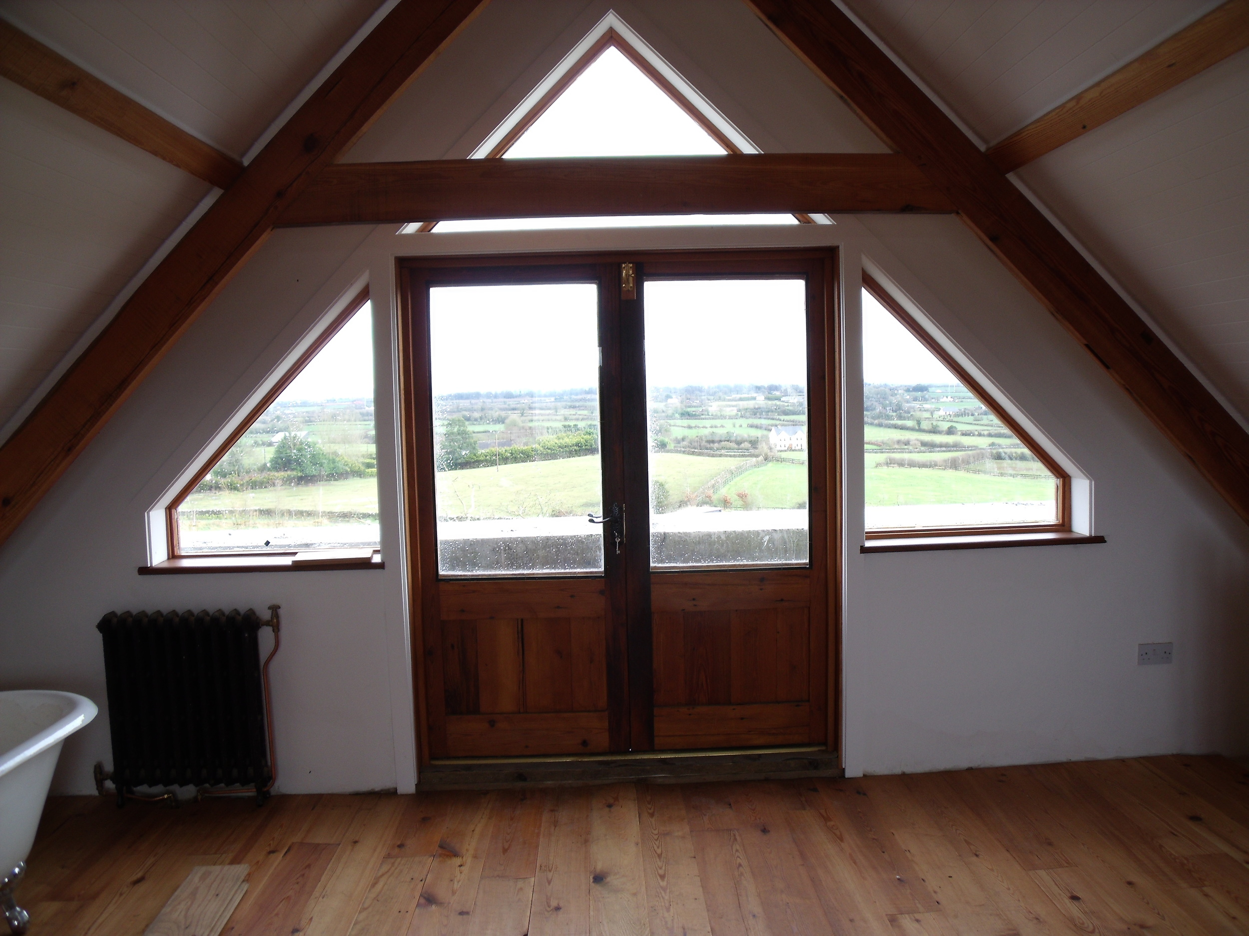 View from the top... with a roof in place