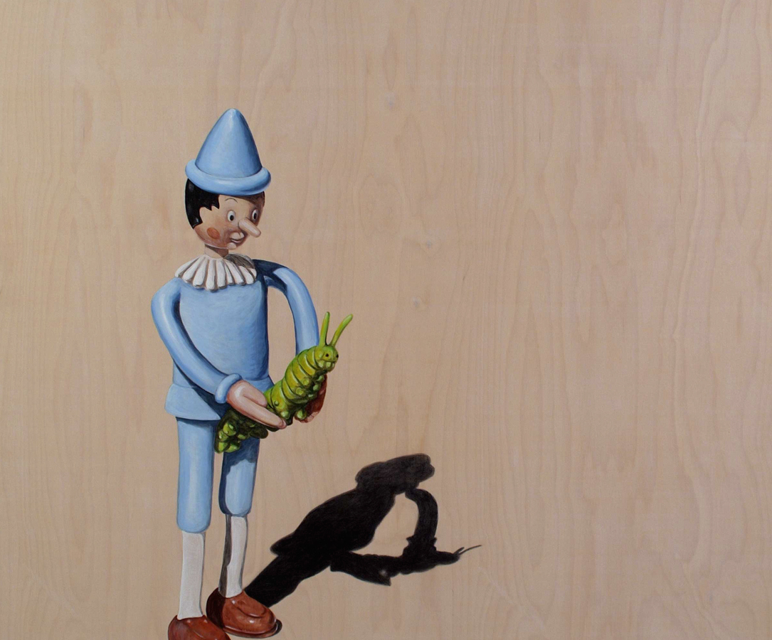 Caterpillar Ride ©2006 Acrylic on Wood Panel 56" x 50"
