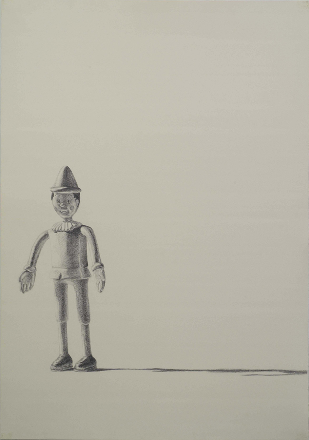   All Boy  ©2005 Graphite on Paper 40" x 28"  Collection Bruce Kirshbaum, Los Angeles, CA  