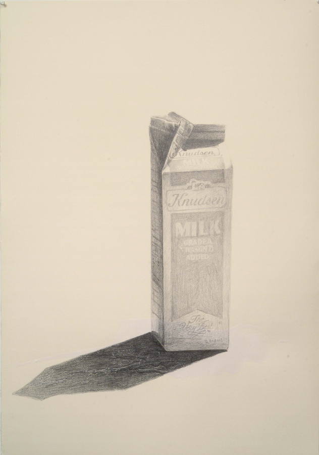   Spilled Milk  © 2004 Acrylic and Graphite on Paper 40" x 28" 