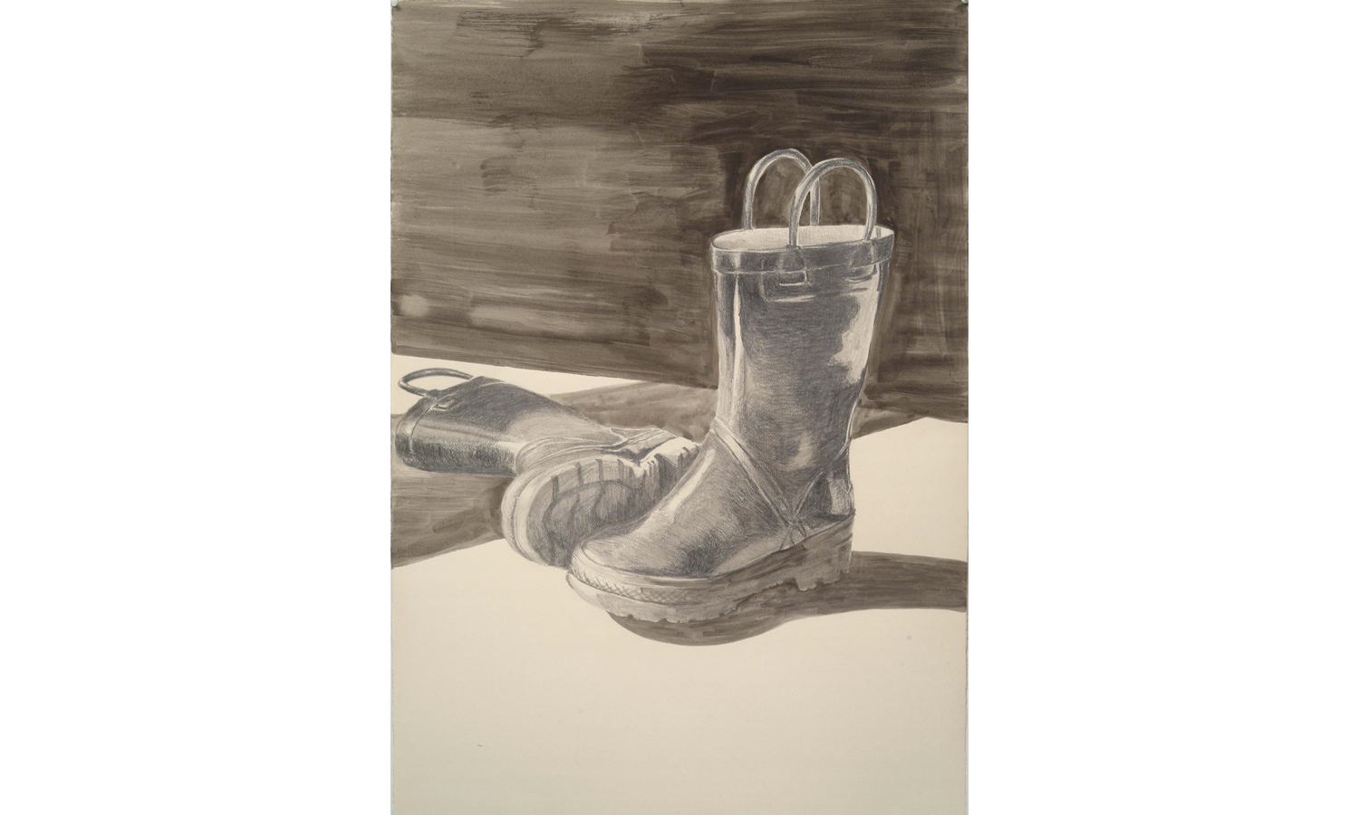   Big Boots  © 2004 Graphite on Paper 40" x 28" 