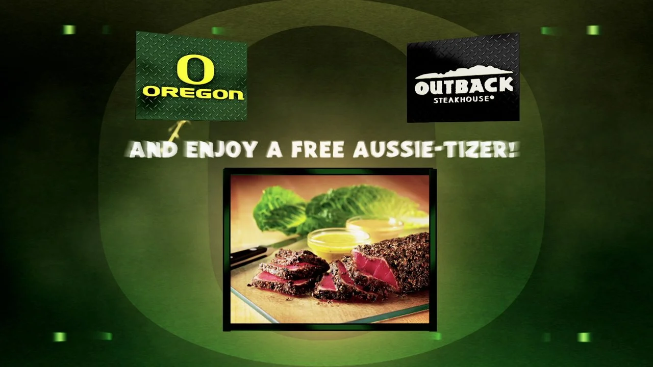 OUTBACK STEAKHOUSE | Oregon Ducks  "Outback Ducks"