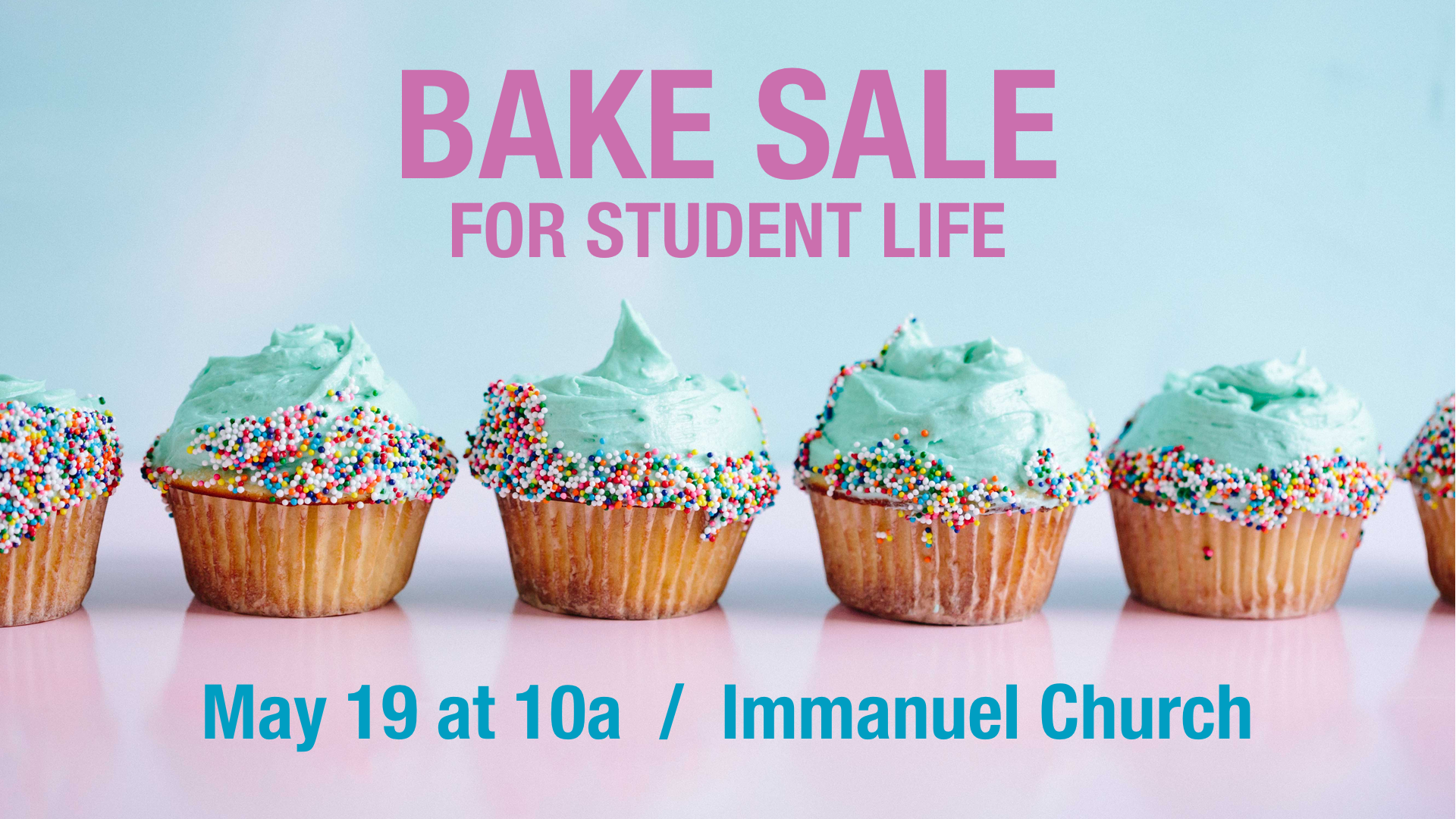 bake sale for student life kids camp immanuel church how to do a bake sale