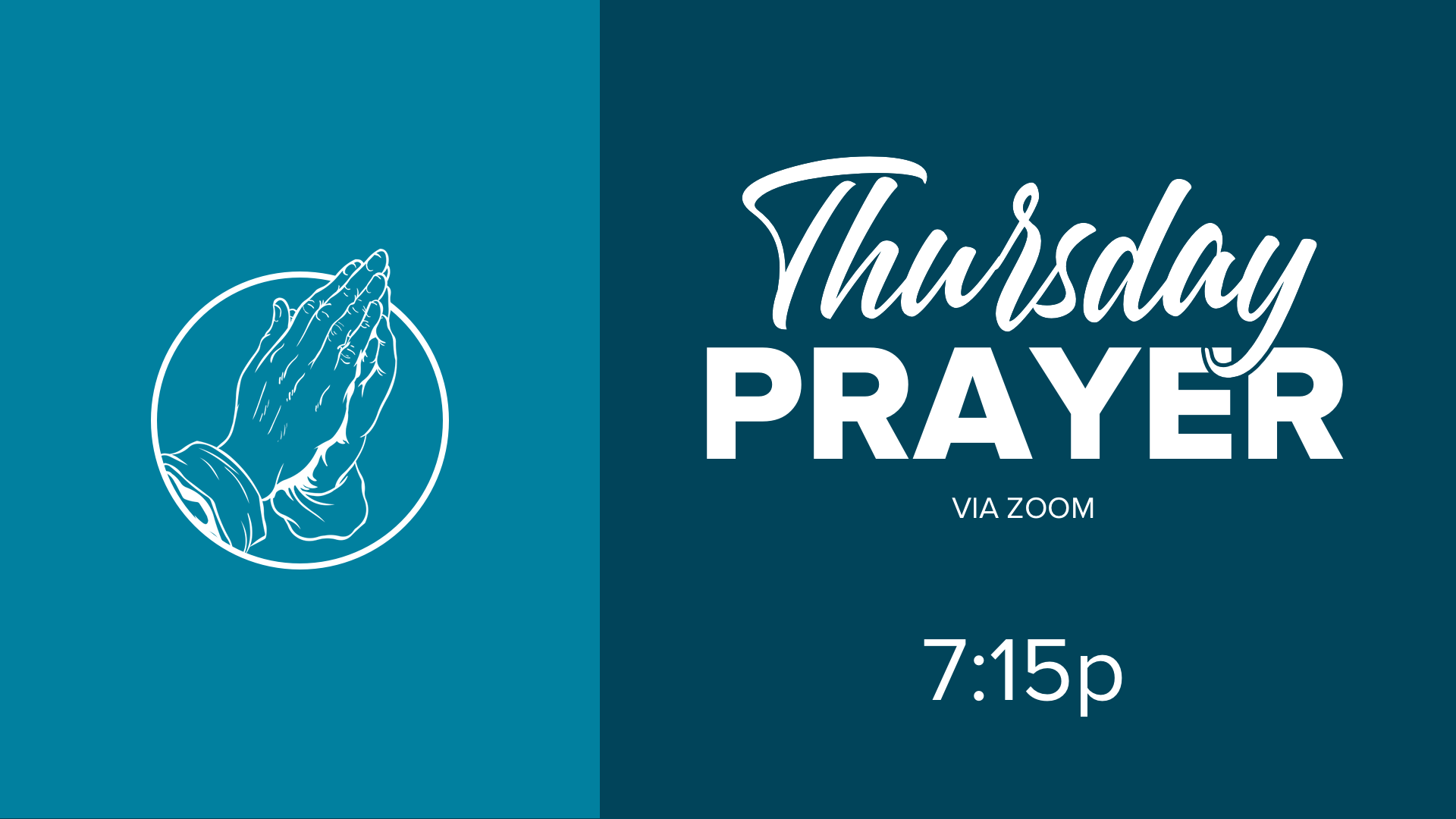 Thursday Prayer : Slide.png