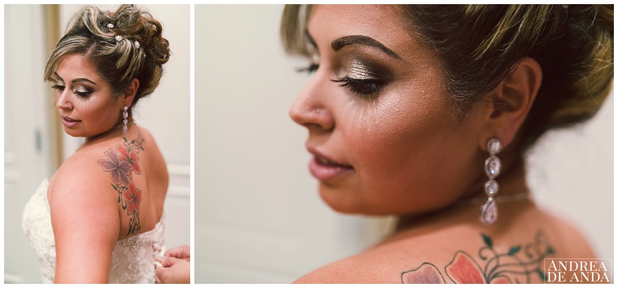 And just look at her wearing everything to perfection ! Beautiful bride !