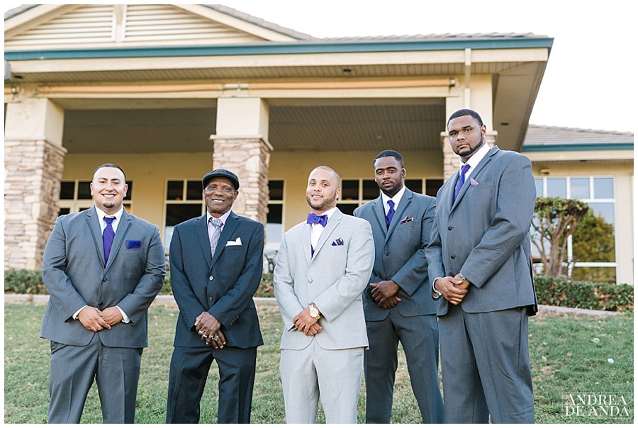 Now is the time for Stephen and his groomsmen at the Wedgewood Banquet Center