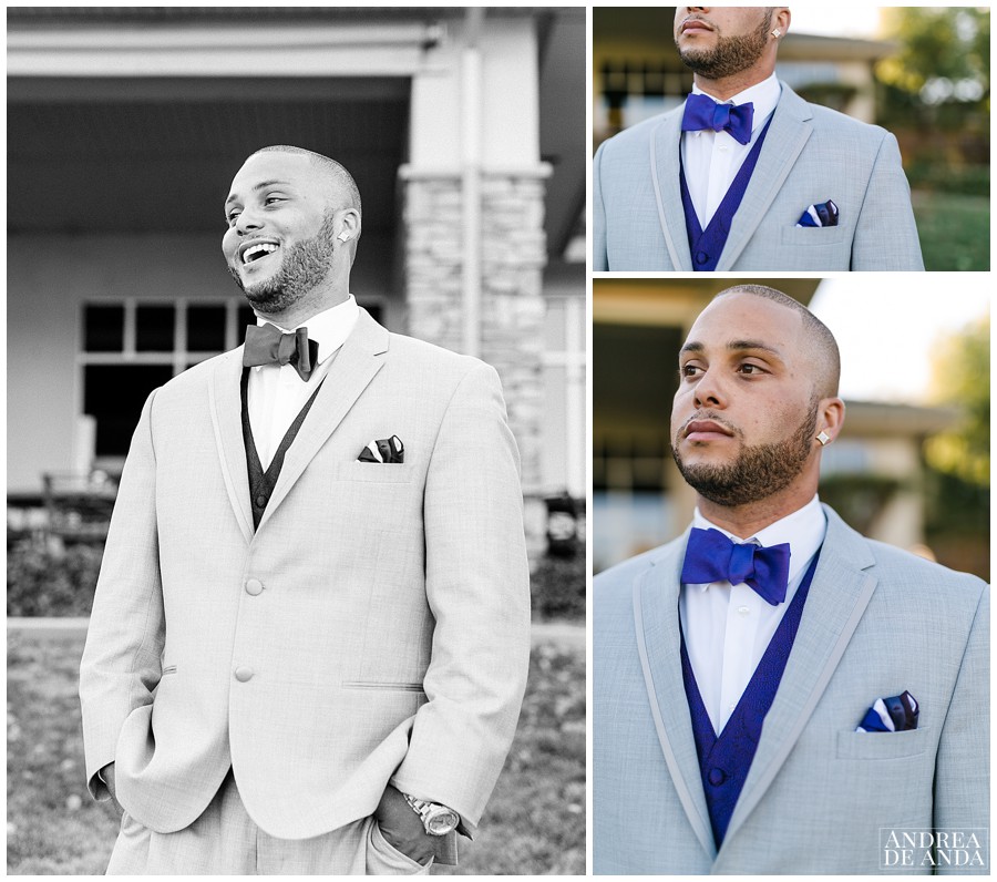 Stephen's bow tie, handkerchief and all his groom's accessories were absolutely awesome, its a shame I didn't took a picture if his shoes !