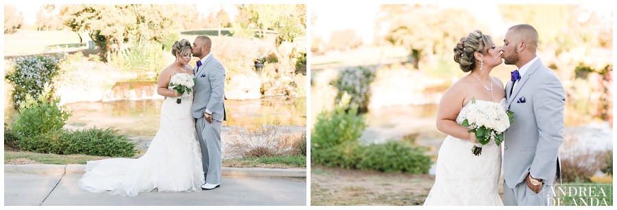Erica and Stephen having a few moments alone before they walk down the aisle. 