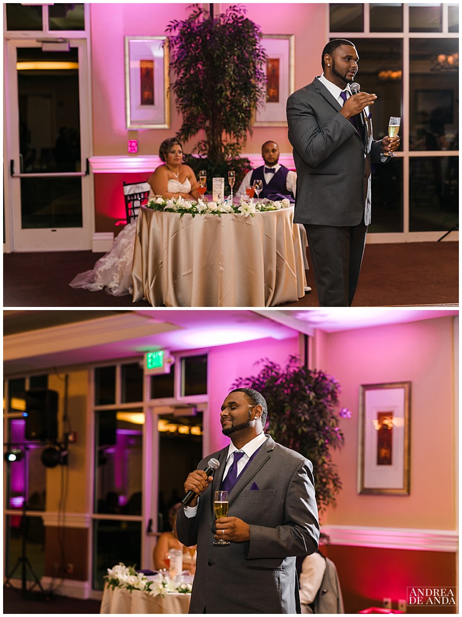 Best man speech was funny, just perfect. 