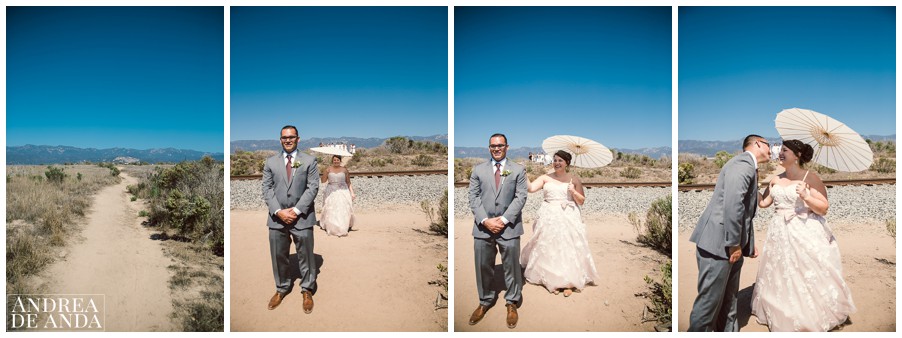 First look at the Carpinteria Bluffs. This is my favorite part of a wedding day ! 