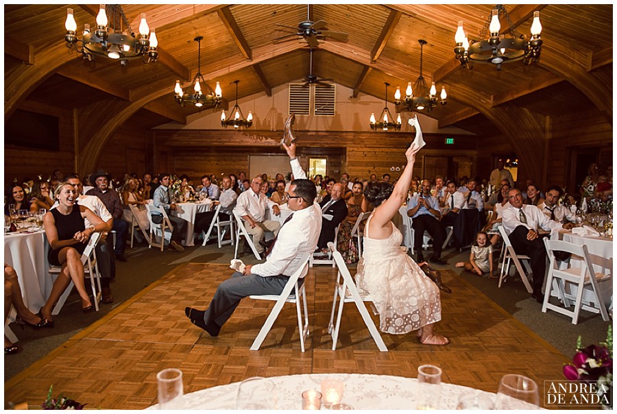 Fun reception idea: the shoe game