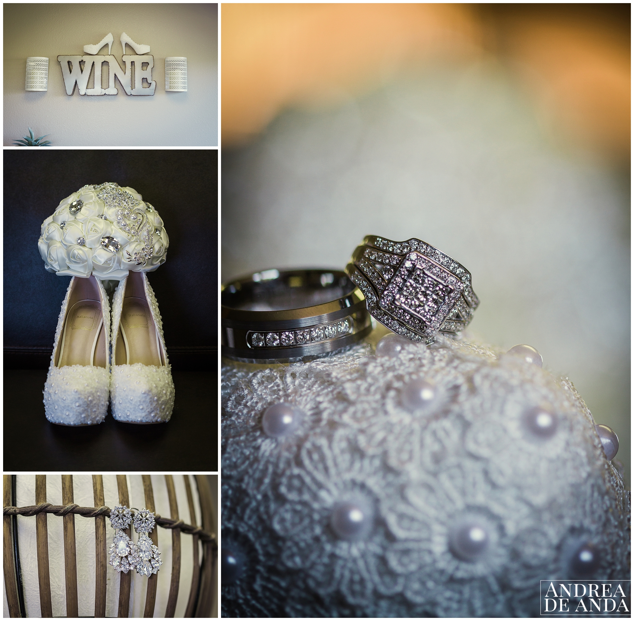 Wedding details, I love shooting the wedding bands and engagement rings, but the most amazing thing of the details are those wonderful wedding shoes.