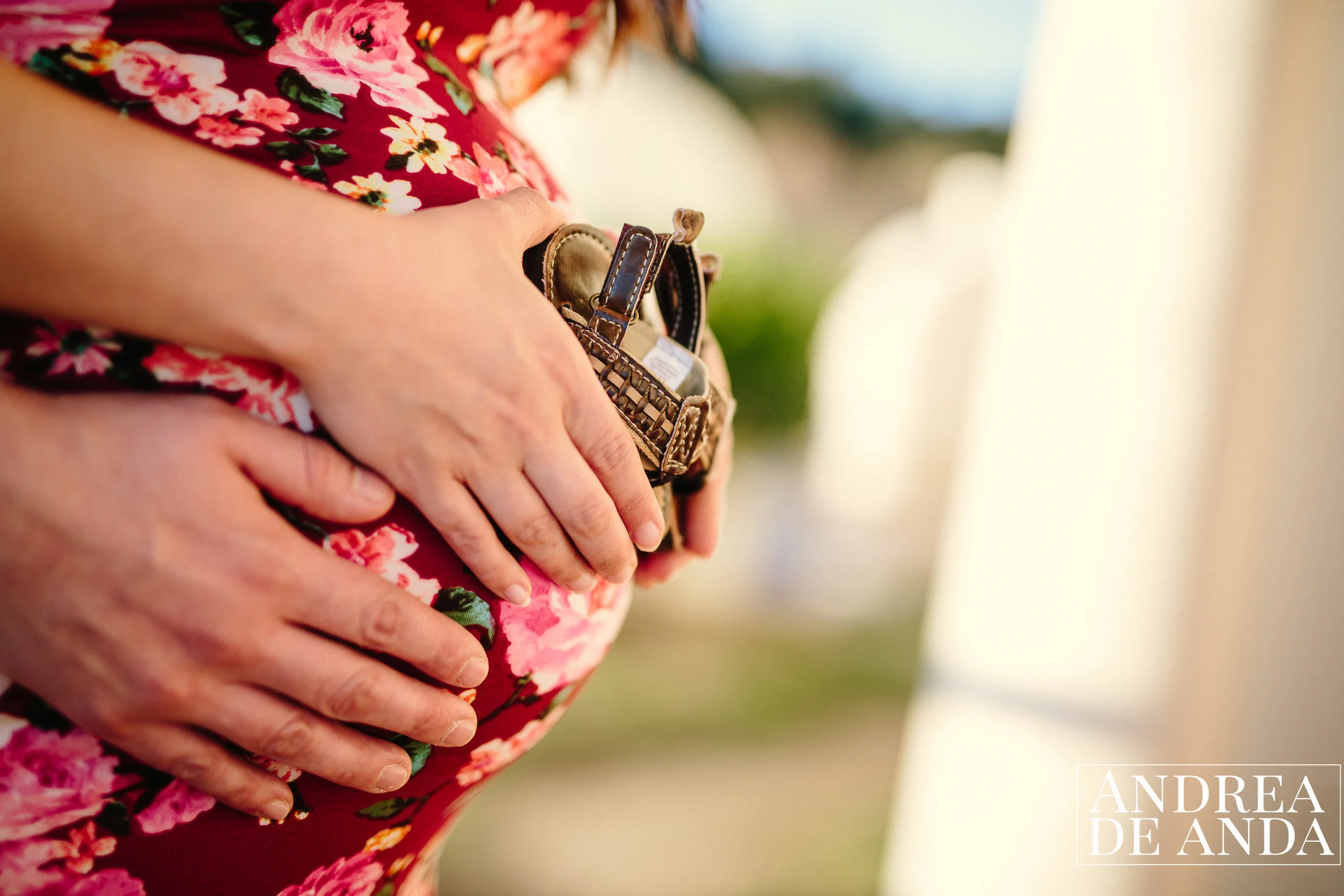 Maternity session at Bacara Resort Santa Barbara by Andrea de Anda Photography