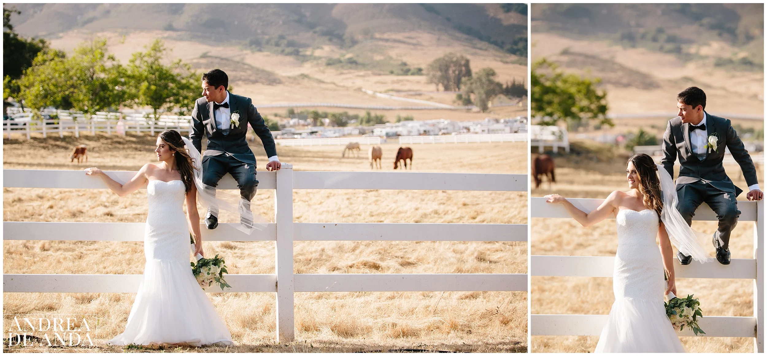 Bride and Groom creative pictures Secret Garden wedding ceremony Madonna Inn wedding. San Luis Obispo Wedding Photographer