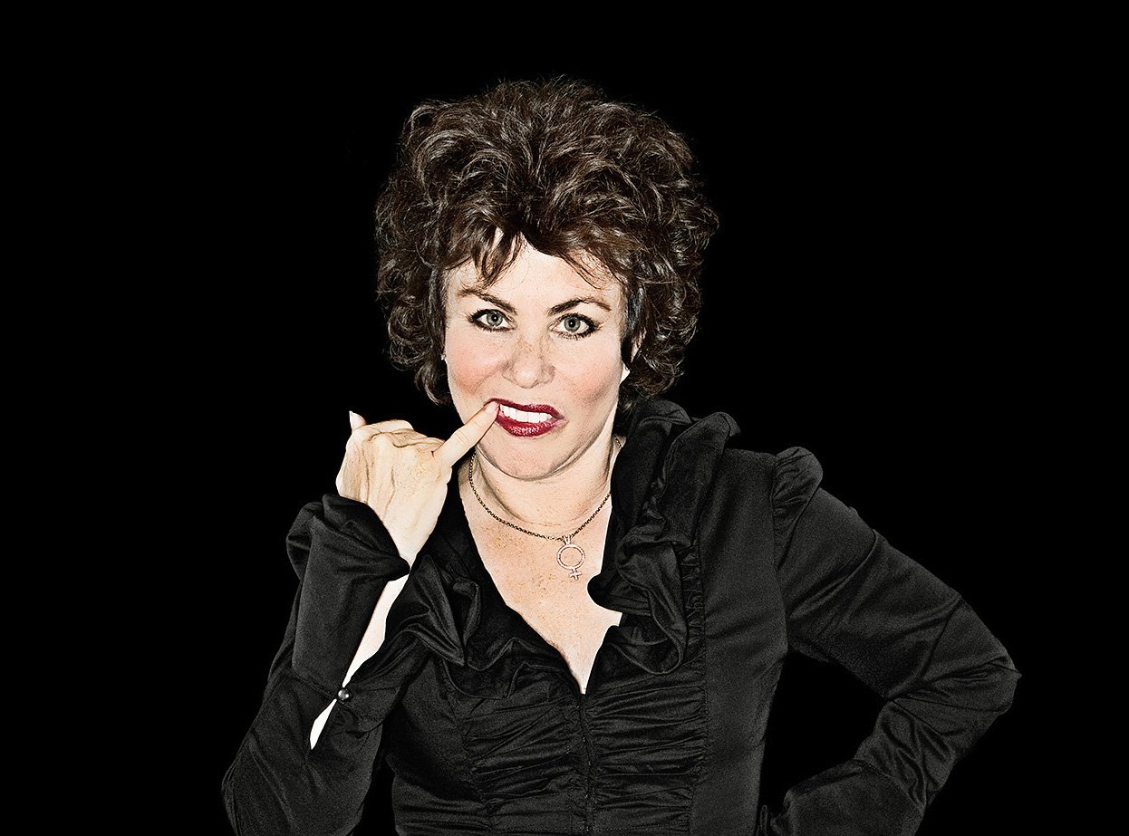 Ruby Wax - part of the 'Leading Lights' exibition at the Scottish National Portrait Gallery
