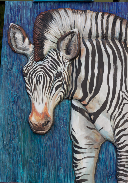 Striped Warrior - Sold at Zoofest, proceeds went to Zebra Child Protection Centre & Valley Zoo Development Society