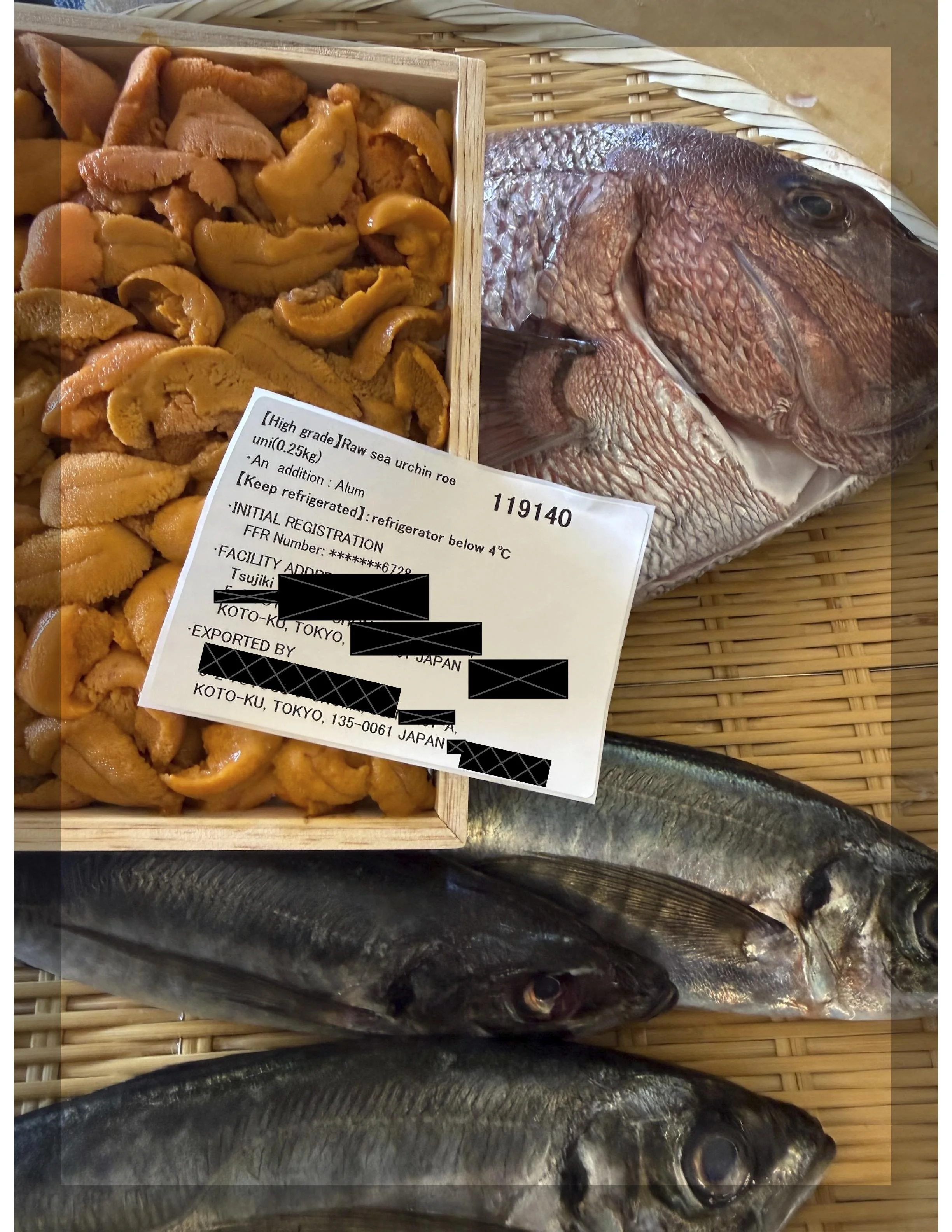 Direct from Tsukiji Market