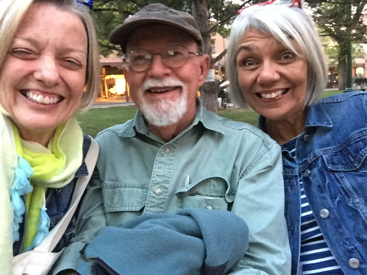 Our last night. Ice cream on the plaza.
