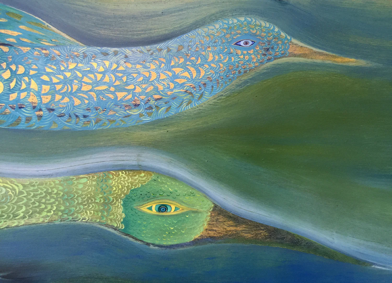 detail from the new painting by Anne Herbst