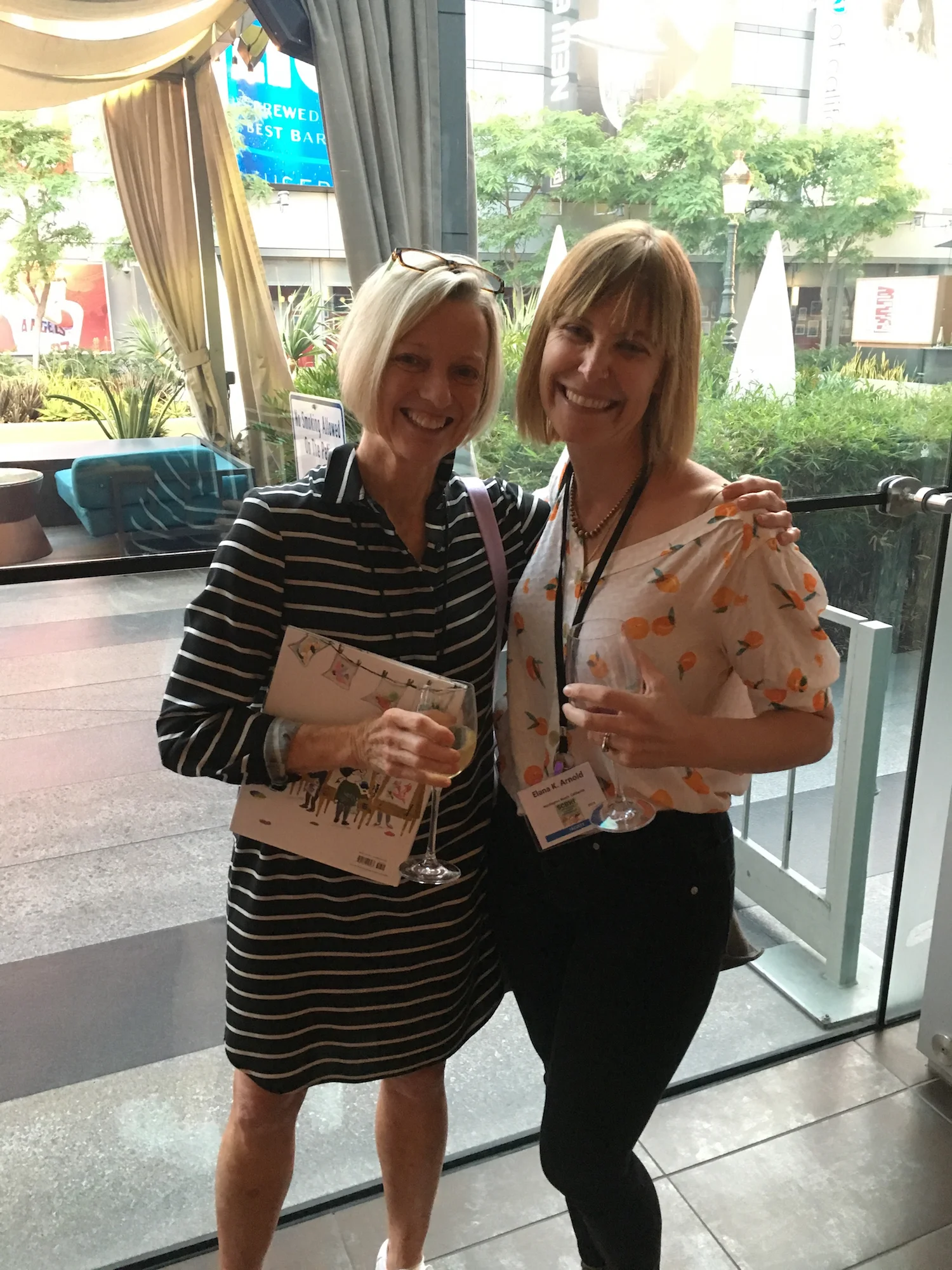 Meeting Elana K. Arnold (there are no words to describe how wonderful she is), writer of the picture book I'm presently illustrating.
