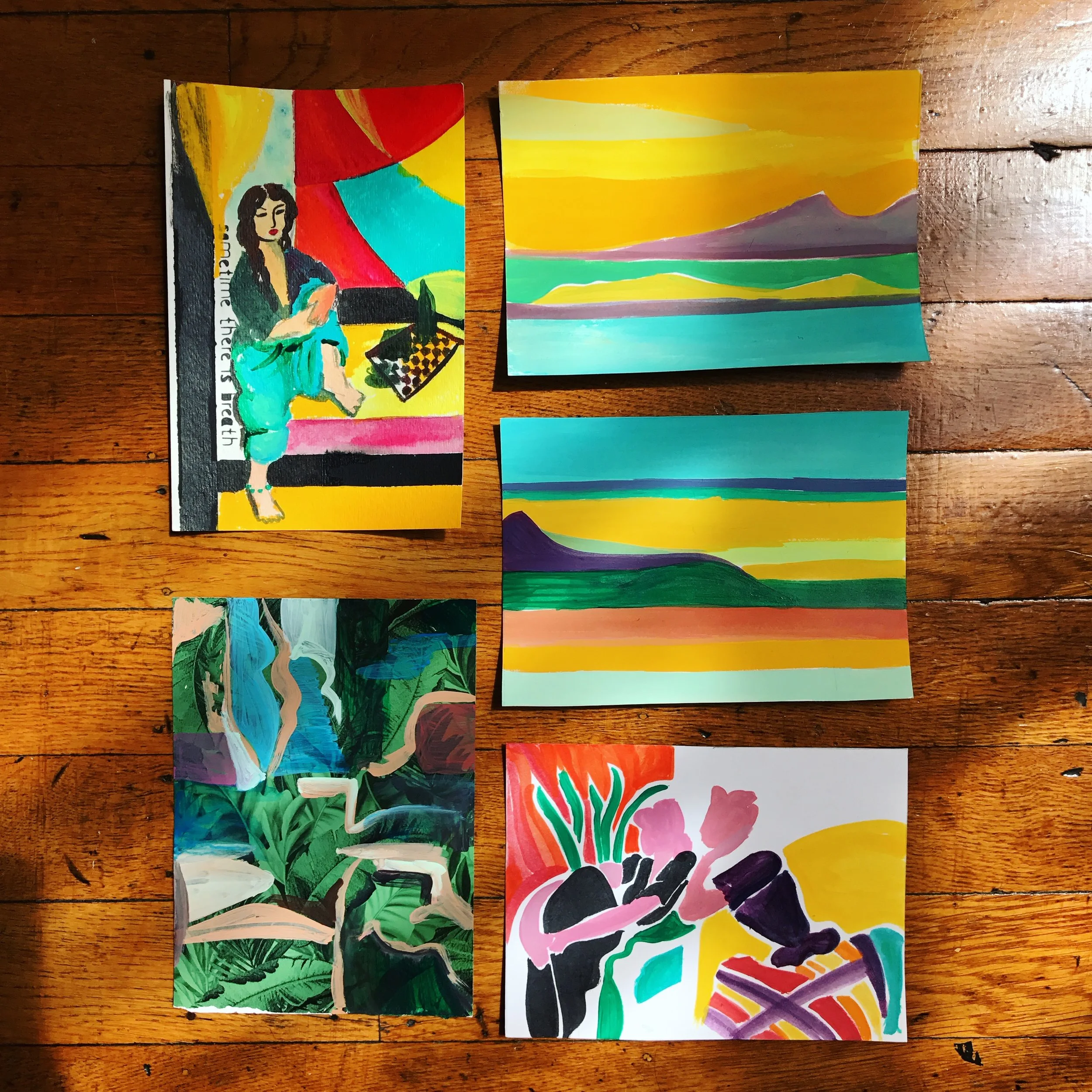 Matisse and Van Gogh explorations