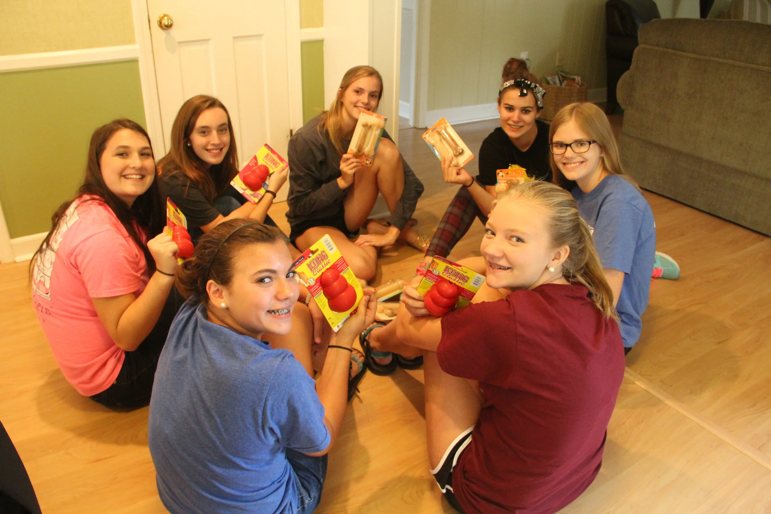 Gifts for the PAALS dogs.