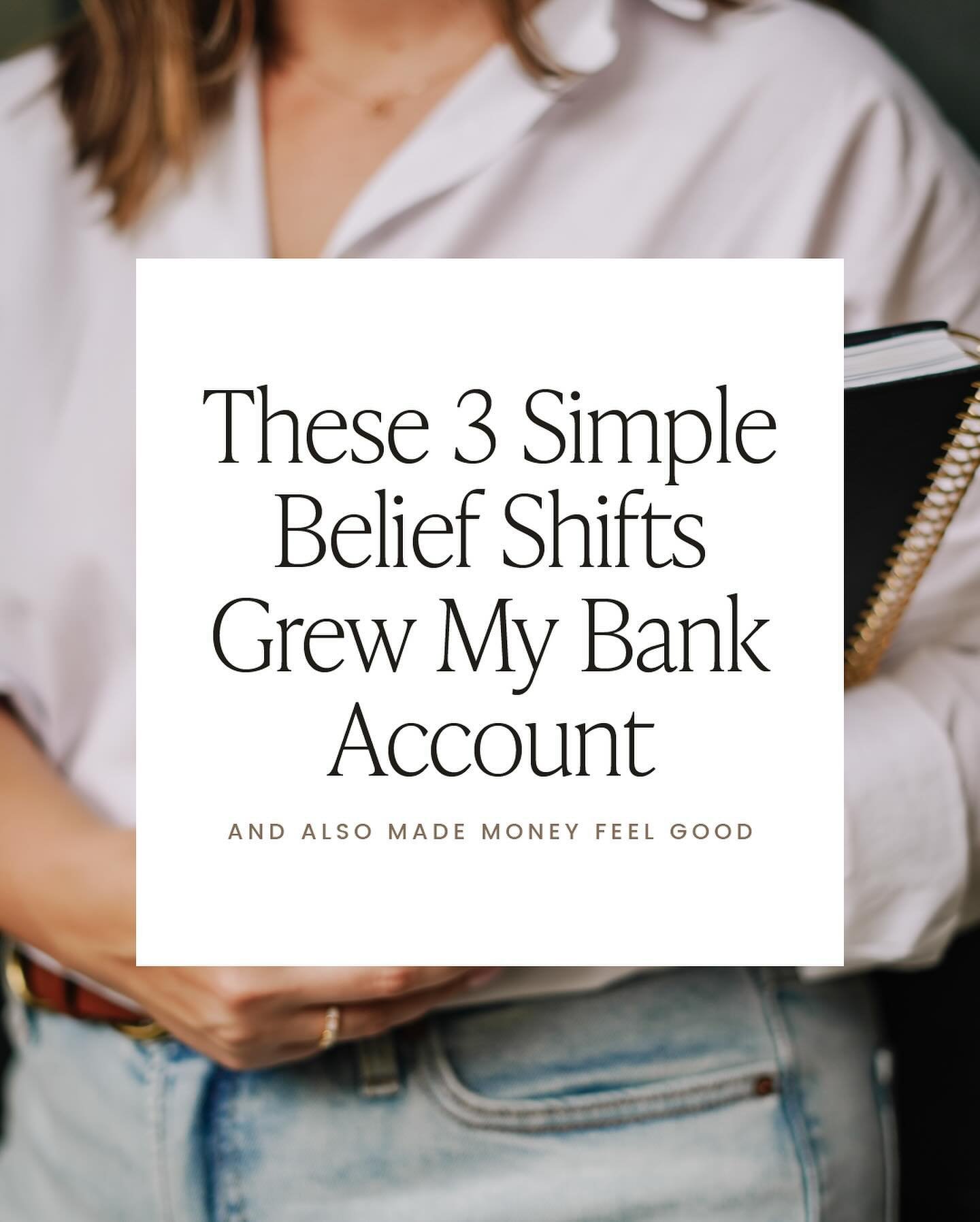 I started intentionally working on my money mindset in 2017 and to this day it&rsquo;s one of the things I&rsquo;m most grateful I started working on.

It helped me grow my income, sure.

But it also introduced me to how my own stories and beliefs an