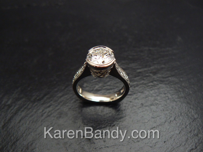 Restyle to white gold.