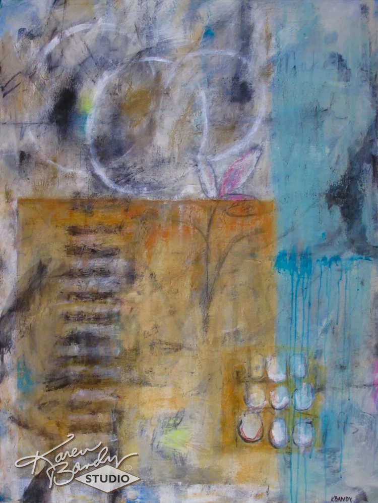 karen-bandy-fine-art-synchronicity-abstract-circle-stripe-painting-with-hidden-text-blue-grey-earth-tones-bend-oregon.jpg