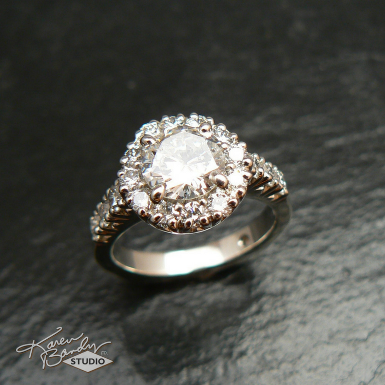Custom Diamond Engagement Ring