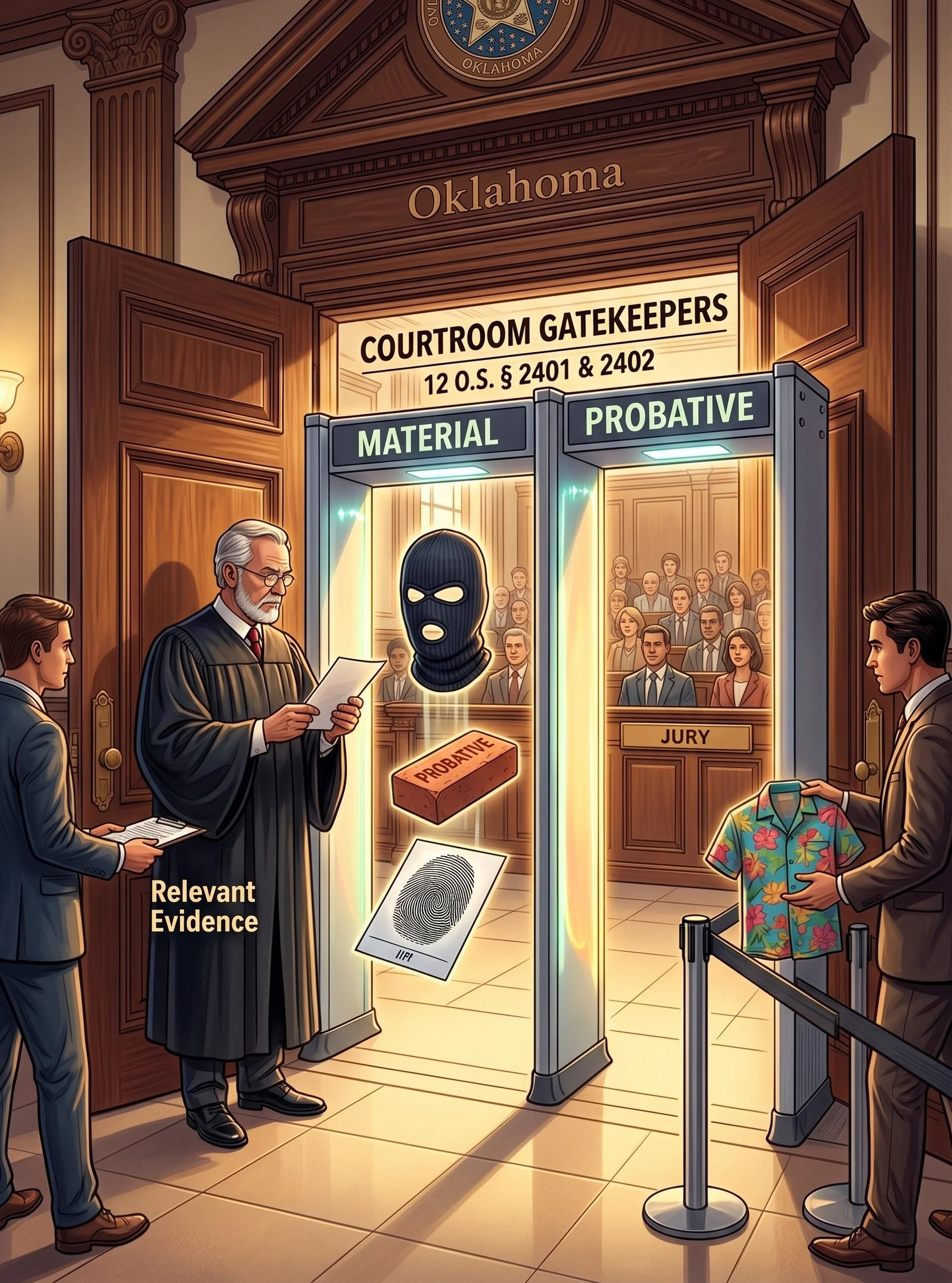 The Courtroom Gatekeepers: How Oklahoma Decides What Evidence Jurors Can See
