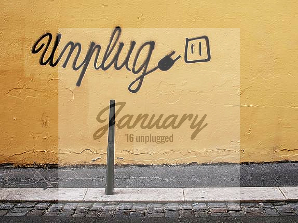 January Unplugged: How To Unplug and Disconnect...To Connect 