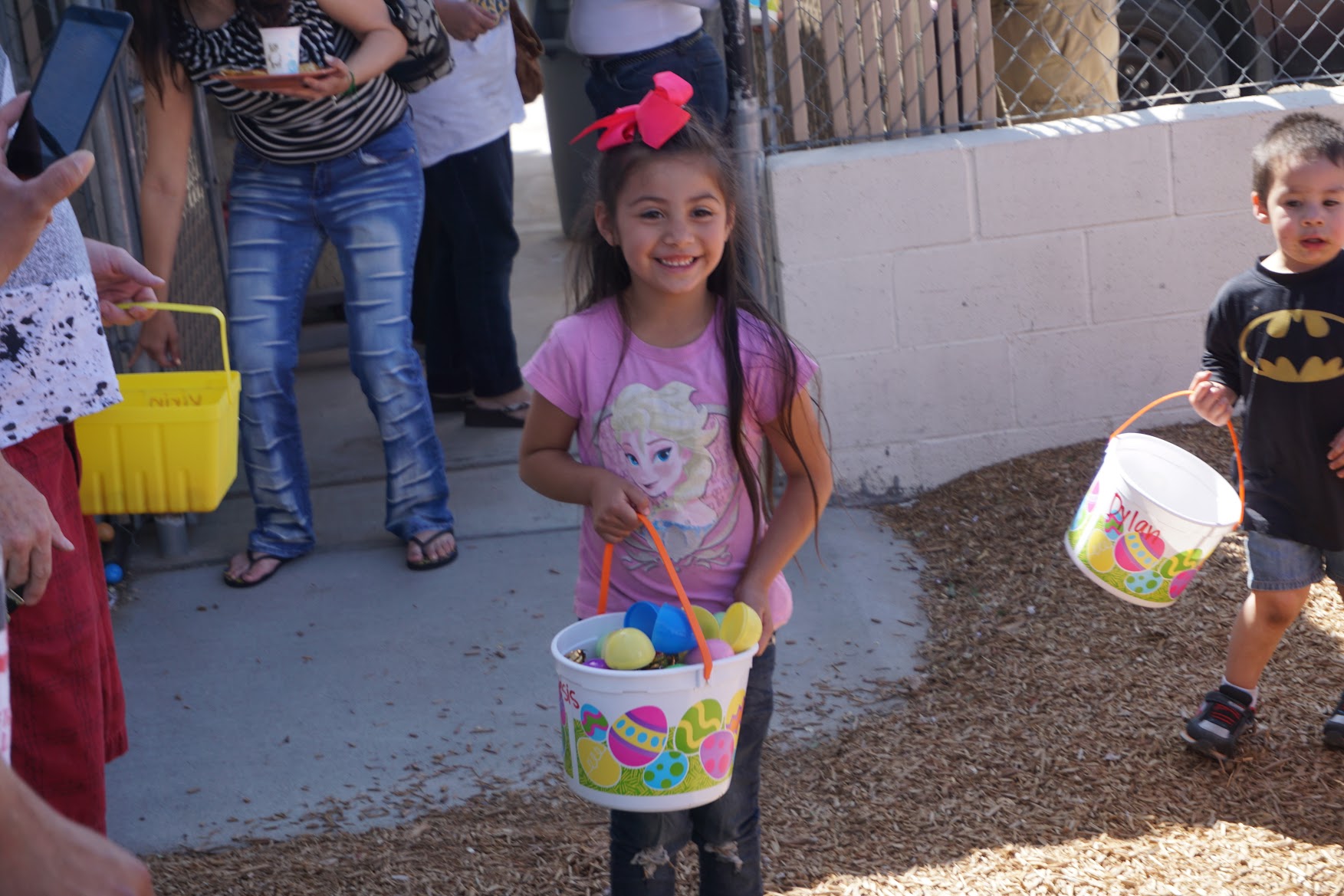 Spring is in the air at High Desert Homeless Services. Although our clients have entered the shelter as a result of difficult and sometimes traumatic experience, we believe in giving them a little fun in the midst of daily shelter activities. Daily activities for adult clients includes intensive skill-building, job search, housing search, and many other activities. The children at the shelter go to school, most staying in the same school they were enrolled in prior to going to the shelter. Fun activities are included in the client’s 30-90 day stay at the shelter and holidays are celebrated with the help of local business and community support. On Monday, April 3rd clients were able to visit Circus Vargas, which was located in the City of Hesperia. Circus Vargas donated plenty of tickets for all of our clients to enjoy the fun. Although, we still need a carpool van, we were able to use volunteer and other shelter vehicles. We were not going to allow our clients to miss this amazing event. The chatter and laughs among the clients, both children and adult showed how appreciated the experience really was. Volunteers and staff took hours of their time on Friday, April 14th and on Saturday, April 15th to prepare Easter baskets and stuff well over 500 eggs for the clients. We had pre-made baskets donated by Mary Jo Kirsch from Capstone Realty, MMEC, and several other private donors. HDHS staff and volunteers were able to add additional items to the baskets making them super amazing, thanks to the kind donations from business owners, and private donors. Easter Baskets may seem insignificant, but to these families it truly means a lot to know that their child(ren) will never go without while in transition.The donations also mean so much to HDHS staff and volunteers, who without the help of them would make doing these special events for the clients very difficult. On Saturday, April 15th 2017, the children living at the shelter received their age appropriate Easter Baskets and were extremely happy. Following the Easter baskets, the children (0-17 years old) were all given an Easter bucket for a very fun Easter Egg hunt, where just about each child ended up with a nice full bucket thanks to community generosity. Clients will have a special dinner on Easter Sunday.